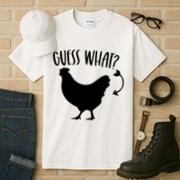 Guess What Chicken Butt Funny Rhyme Song Chicken Lovers Tall T-Shirt