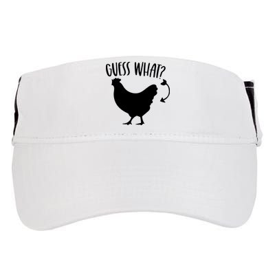Guess What Chicken Butt Funny Rhyme Song Chicken Lovers Adult Drive Performance Visor