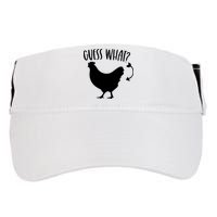 Guess What Chicken Butt Funny Rhyme Song Chicken Lovers Adult Drive Performance Visor