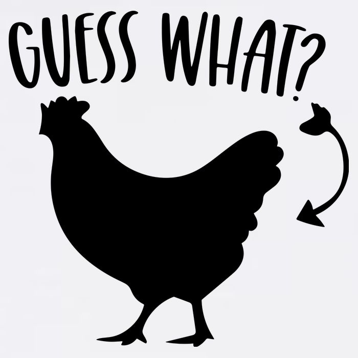 Guess What Chicken Butt Funny Rhyme Song Chicken Lovers Bucket Hat