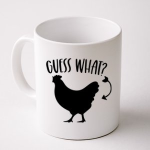 Guess What Chicken Butt Funny Rhyme Song Chicken Lovers Coffee Mug