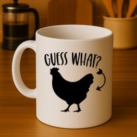 Guess What Chicken Butt Funny Rhyme Song Chicken Lovers Mug