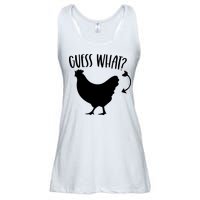 Guess What Chicken Butt Funny Rhyme Song Chicken Lovers Ladies Essential Flowy Tank