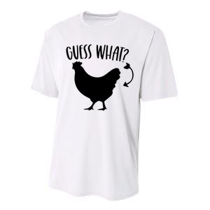 Guess What Chicken Butt Funny Rhyme Song Chicken Lovers Performance Sprint T-Shirt