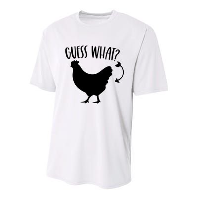 Guess What Chicken Butt Funny Rhyme Song Chicken Lovers Youth Performance Sprint T-Shirt