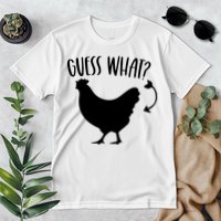 Guess What Chicken Butt Funny Rhyme Song Chicken Lovers Premium T-Shirt