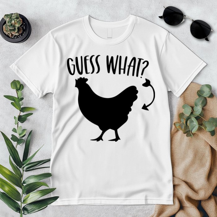 Guess What Chicken Butt Funny Rhyme Song Chicken Lovers Premium T-Shirt