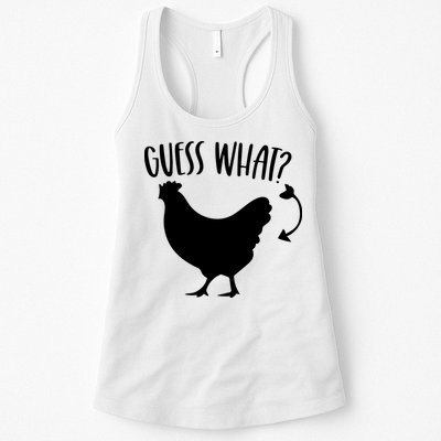 Guess What Chicken Butt Funny Rhyme Song Chicken Lovers Womens Tank Top
