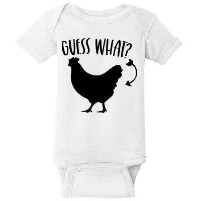 Guess What Chicken Butt Funny Rhyme Song Chicken Lovers Baby Bodysuit