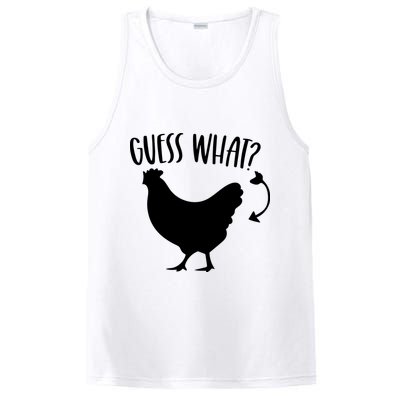 Guess What Chicken Butt Funny Rhyme Song Chicken Lovers PosiCharge Competitor Tank