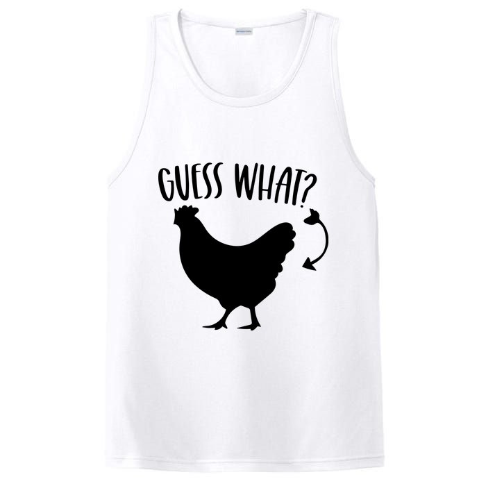 Guess What Chicken Butt Funny Rhyme Song Chicken Lovers PosiCharge Competitor Tank