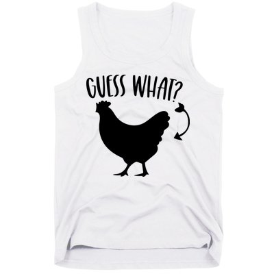 Guess What Chicken Butt Funny Rhyme Song Chicken Lovers Tank Top