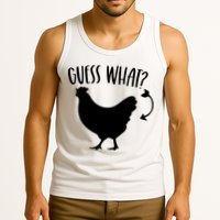 Guess What Chicken Butt Funny Rhyme Song Chicken Lovers Tank Top