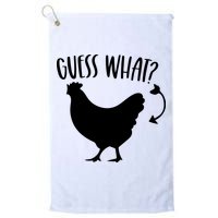 Guess What Chicken Butt Funny Rhyme Song Chicken Lovers Golf Towel