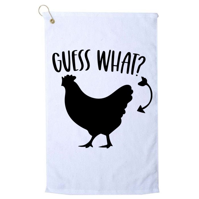 Guess What Chicken Butt Funny Rhyme Song Chicken Lovers Golf Towel