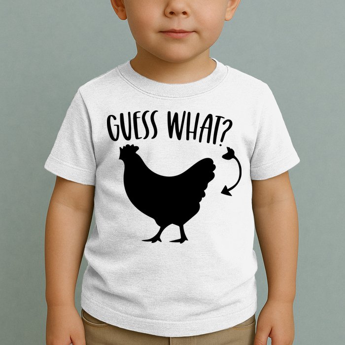 Guess What Chicken Butt Funny Rhyme Song Chicken Lovers Toddler T-Shirt