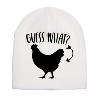 Guess What Chicken Butt Funny Rhyme Song Chicken Lovers Short Acrylic Beanie