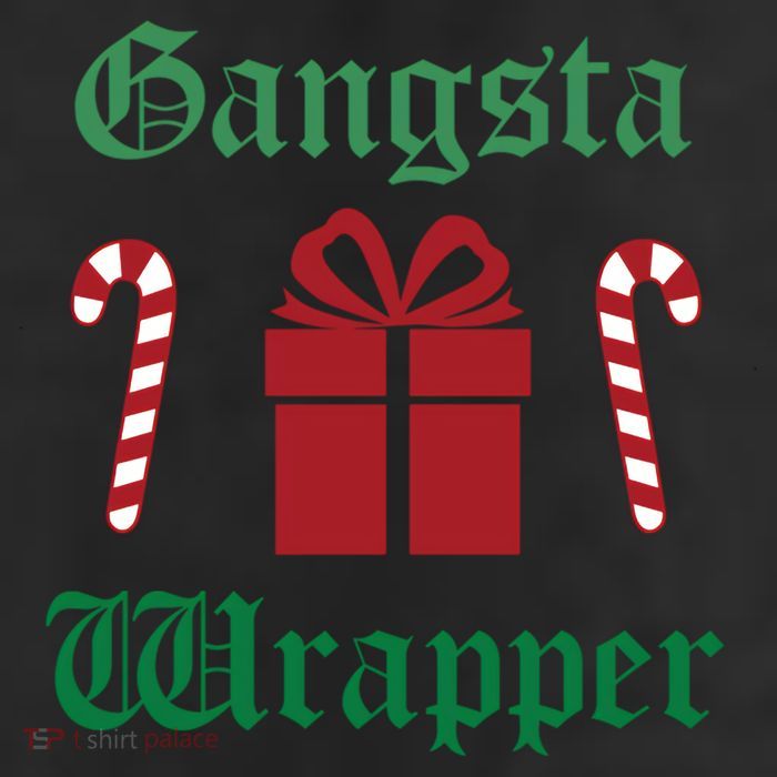 Gangsta Wrapper Christmas 11oz C Handle Ceramic Mug
