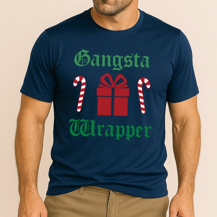Gangsta Wrapper Christmas Performance Shirt