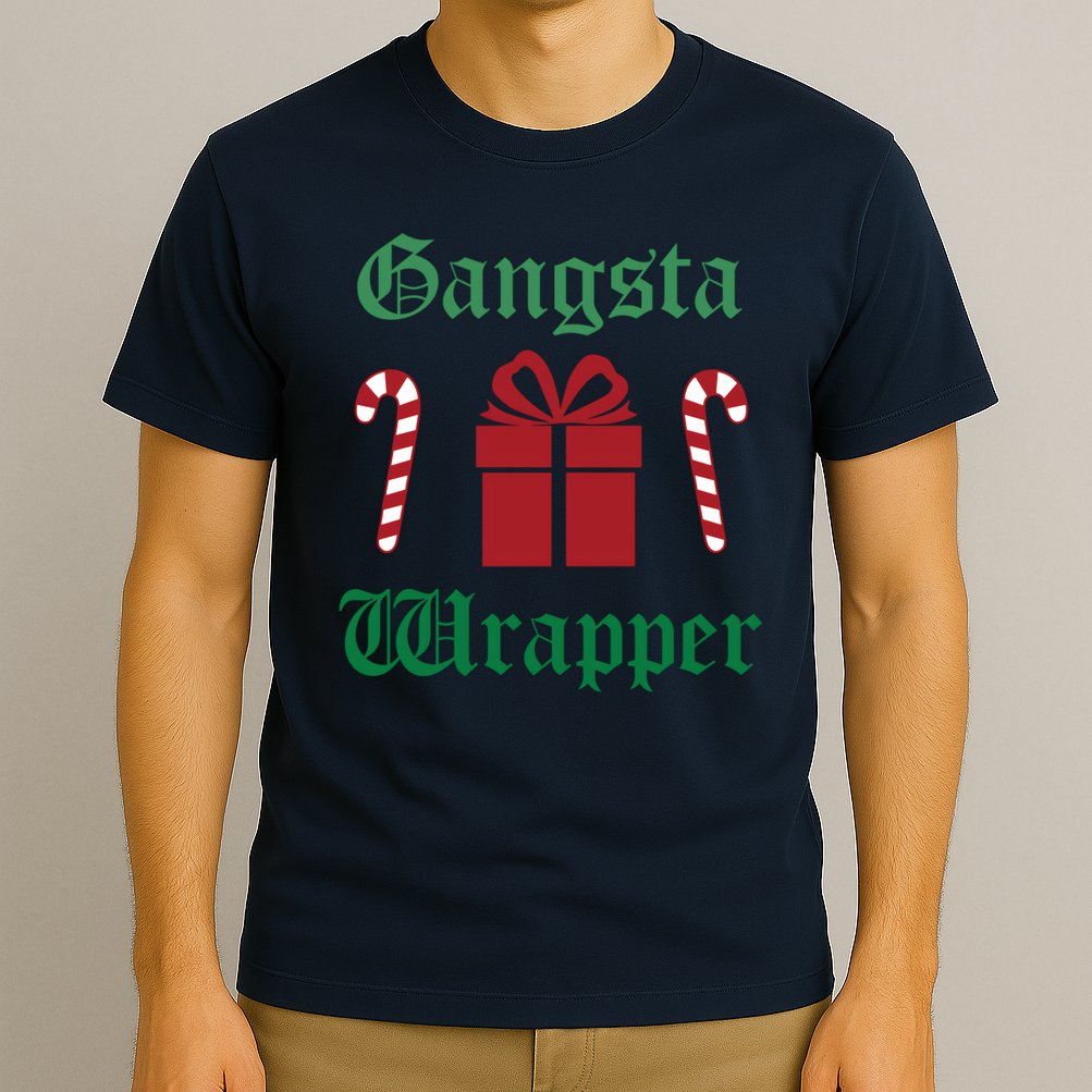 Gangsta Wrapper Christmas T-Shirt
