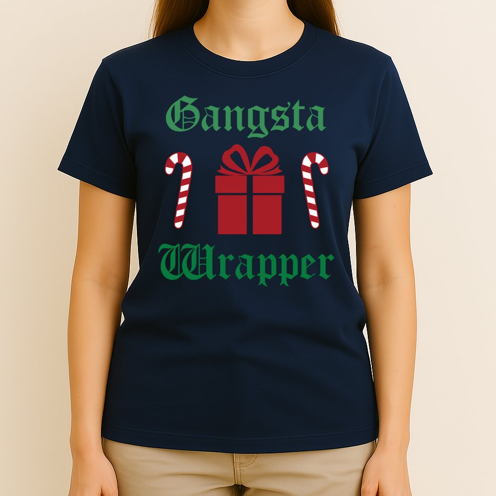Gangsta Wrapper Christmas T-Shirt