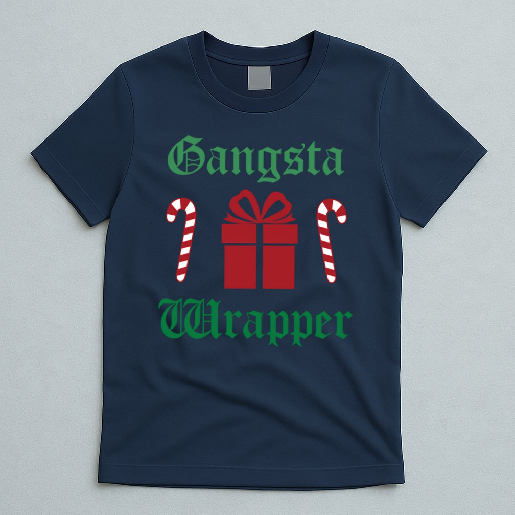 Gangsta Wrapper Christmas T-Shirt