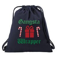 Gangsta Wrapper Christmas Drawstring Bag