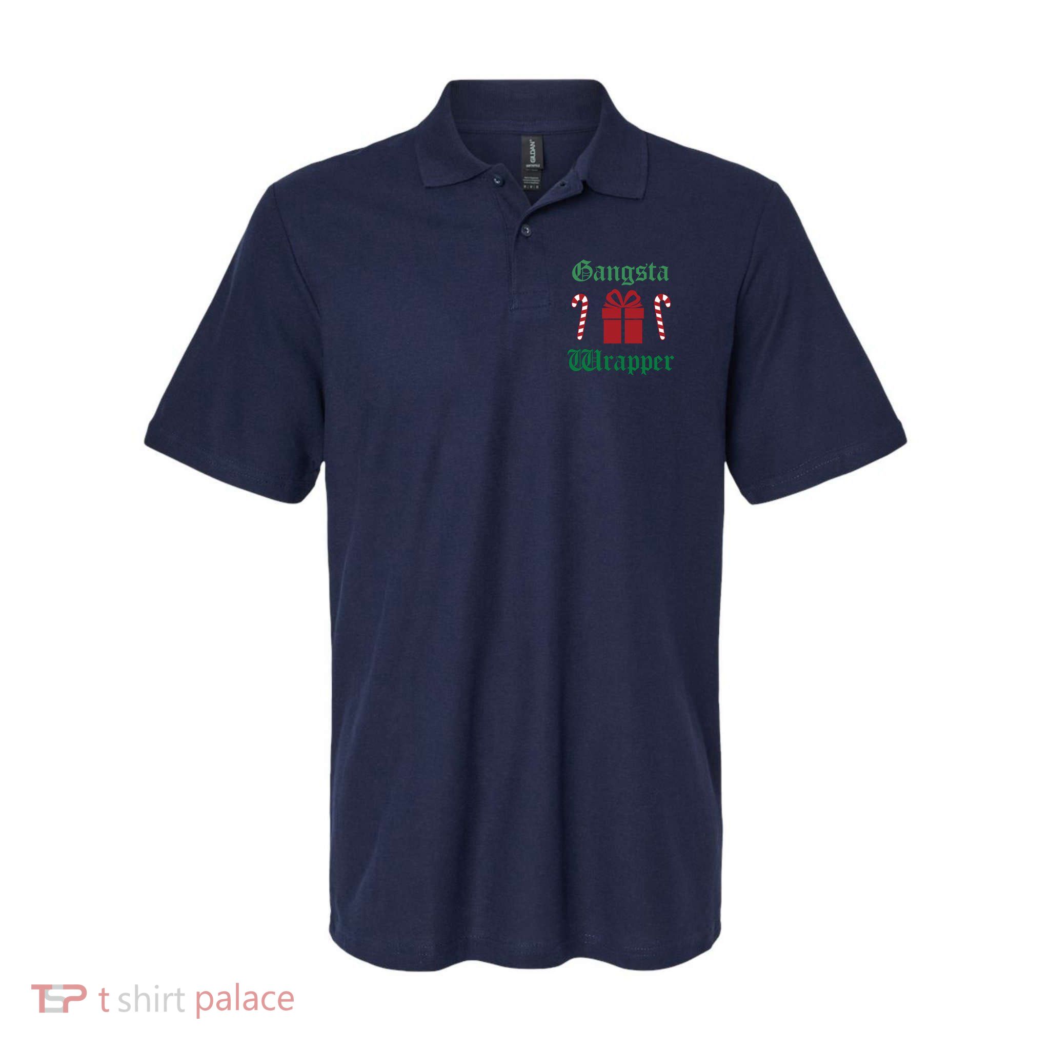 Gangsta Wrapper Christmas Polo