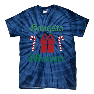 Gangsta Wrapper Christmas Tie-Dye T-Shirt