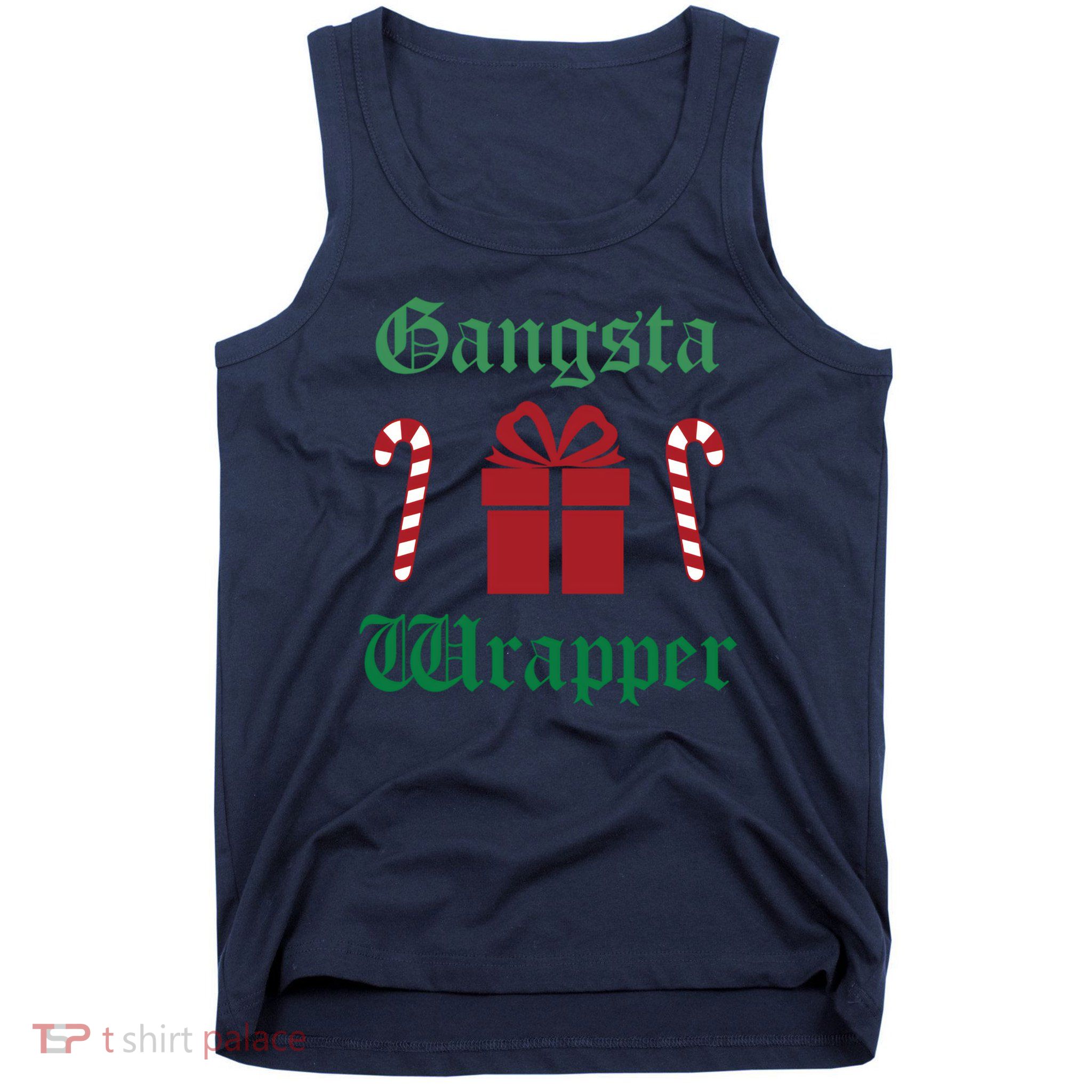 Gangsta Wrapper Christmas Tank Top