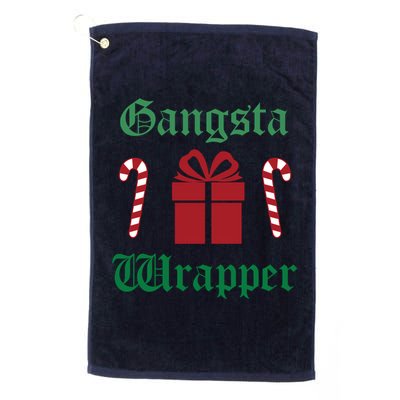 Gangsta Wrapper Christmas Golf Towel