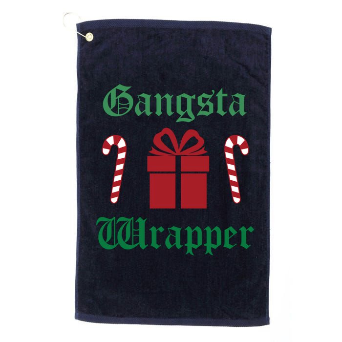 Gangsta Wrapper Christmas Golf Towel