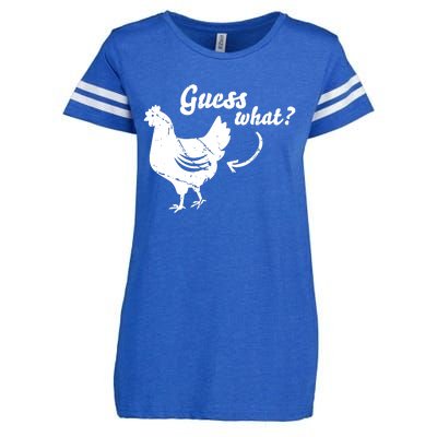 Guess What Chicken Butt Shirts Enza Ladies Jersey Football T-Shirt