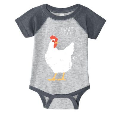Guess What Chicken Butt Infant Baby Jersey Bodysuit