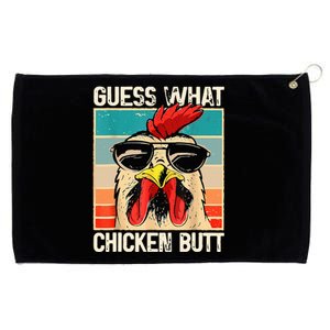 Guess What Chicken Butt _ Funny Chicken Meme Grommeted Golf Towel