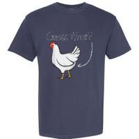 Guess What Chicken Shirts Funny Joking Chicken Gift Garment-Dyed Heavyweight T-Shirt