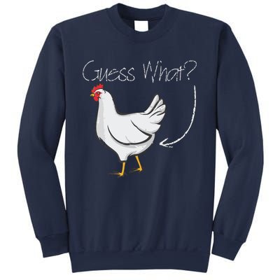 Guess What Chicken Shirts Funny Joking Chicken Gift Sweatshirt