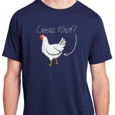 Guess What Chicken Shirts Funny Joking Chicken Gift Adult ChromaSoft Performance T-Shirt