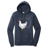 Guess What Chicken Shirts Funny Joking Chicken Gift Women's Pullover Hoodie