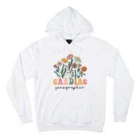 Groovy Wildflower Cardiac Sonographer Tees Hoodie