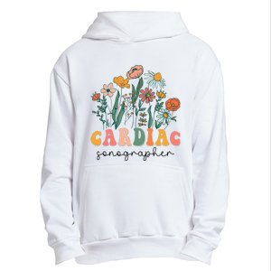 Groovy Wildflower Cardiac Sonographer Tees Urban Pullover Hoodie