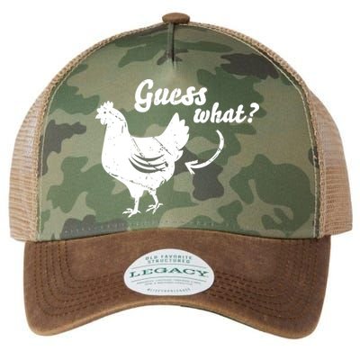 Guess What Chicken Butt The Original Distressed Look Legacy Tie Dye Trucker Hat
