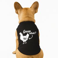 Guess What Chicken Butt The Original Distressed Look Doggie Tank