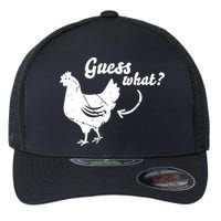 Guess What Chicken Butt The Original Distressed Look Flexfit Unipanel Trucker Cap