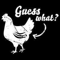Guess What Chicken Butt The Original Distressed Look Bucket Hat