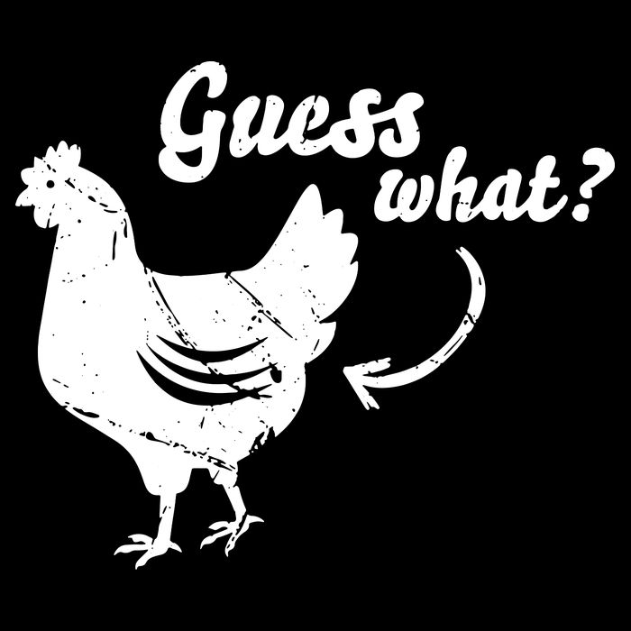 Guess What Chicken Butt The Original Distressed Look Bucket Hat