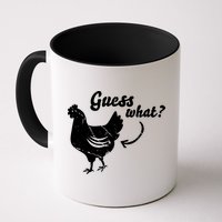 Guess What Chicken Butt The Original Distressed Look Mug