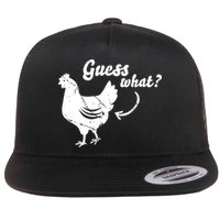 Guess What Chicken Butt The Original Distressed Look Flatbill Hat