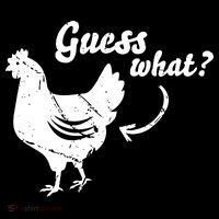 Guess What Chicken Butt The Original Distressed Look Flatbill Hat