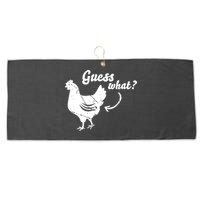 Guess What Chicken Butt The Original Distressed Look Large Microfiber Waffle Golf Towel